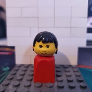 Lego Vintage Figure 4224c01 (1981) Finger Puppet (Lego Duplo) 80s Toy